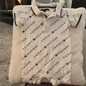 Tommy Hilfiger Kids Logo Print Polo Shirt